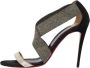 Christian Louboutin Pre-owned Suede sandals Black Dames - Thumbnail 1