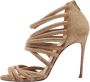 Christian Louboutin Pre-owned Suede sandals Yellow Dames - Thumbnail 1