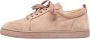 Christian Louboutin Pre-owned Suede sneakers Beige Heren - Thumbnail 1