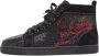 Christian Louboutin Pre-owned Suede sneakers Black Heren - Thumbnail 1