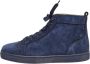 Christian Louboutin Pre-owned Suede sneakers Blue Dames - Thumbnail 1