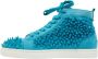 Christian Louboutin Pre-owned Suede sneakers Blue Dames - Thumbnail 1