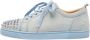 Christian Louboutin Pre-owned Suede sneakers Blue Heren - Thumbnail 1