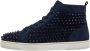 Christian Louboutin Pre-owned Suede sneakers Blue Heren - Thumbnail 1