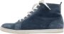 Christian Louboutin Pre-owned Suede sneakers Blue Heren - Thumbnail 1