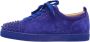 Christian Louboutin Pre-owned Suede sneakers Blue Heren - Thumbnail 1