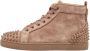 Christian Louboutin Pre-owned Suede sneakers Brown Dames - Thumbnail 1