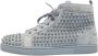 Christian Louboutin Pre-owned Suede sneakers Gray Heren - Thumbnail 1