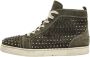 Christian Louboutin Pre-owned Suede sneakers Green Heren - Thumbnail 1