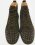 Christian Louboutin Pre-owned Suede sneakers Green Heren - Thumbnail 1