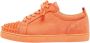 Christian Louboutin Pre-owned Suede sneakers Orange Heren - Thumbnail 1