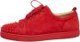 Christian Louboutin Pre-owned Suede sneakers Red Heren - Thumbnail 1