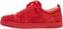 Christian Louboutin Pre-owned Suede sneakers Red Heren - Thumbnail 1