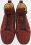 Christian Louboutin Pre-owned Suede sneakers Red Heren - Thumbnail 1