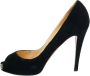 Christian Louboutin Pre-owned Velvet heels Black Dames - Thumbnail 1