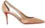 Christian Louboutin Sandaal met uitsnijding van suède Beige Dames - Thumbnail 1