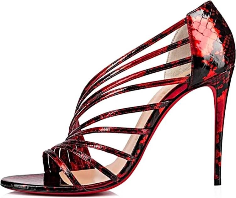 Christian Louboutin Stijlvolle Sandalen voor Vrouwen Red Dames