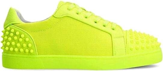 Christian Louboutin Stijlvolle Sneakers voor Mannen en Vrouwen Green Heren