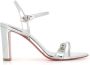 Christian Louboutin Zilveren Strass Sandalen Gray Dames - Thumbnail 1