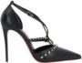 Christian Louboutin Zwart Kidskin Hak 100mm Italië Black Dames - Thumbnail 1