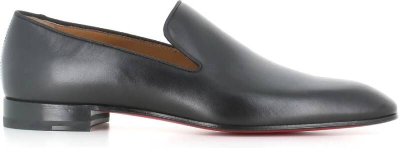 Christian Louboutin Zwarte leren schoenen Black Heren