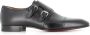 Christian Louboutin Zwarte platte schoenen dubbele gesp Black Heren - Thumbnail 1