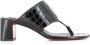 Christian Louboutin Zwarte Sandalen met Krokodillenprint Black Dames - Thumbnail 1