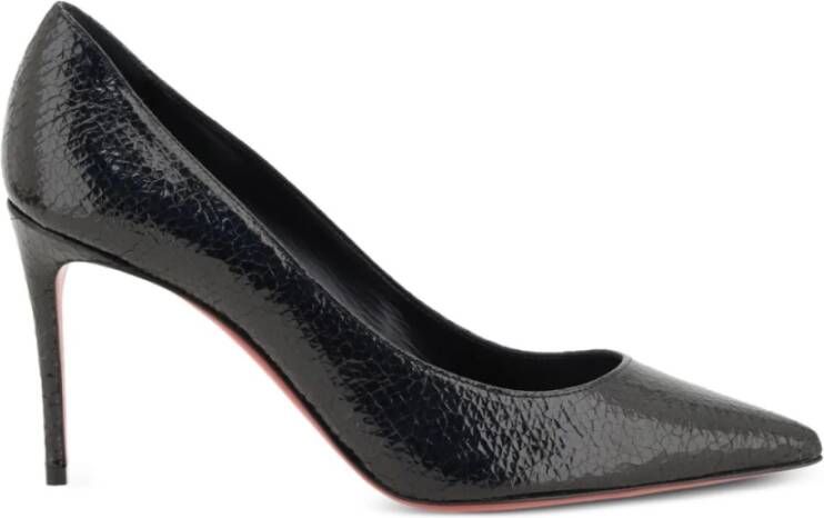 Christian Louboutin Zwarte Ster Leren Hak 85mm Black Dames