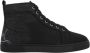 Christian Louboutin Zwarte Stoffen Sneakers Gemaakt in Italië Black Heren - Thumbnail 1