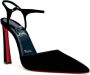 Christian Louboutin Zwarte Suède Riviera Pumps Black Dames - Thumbnail 1