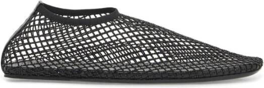 Christopher Esber Kristal Mesh Ballerina Flats Black Dames