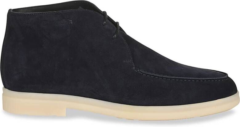 Church's Blauwe Veterschoenen Aw22 Blauw Heren