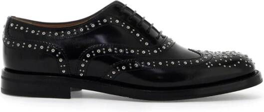 Church's Brogue Oxford Lace-ups met Micro Studs Black Dames