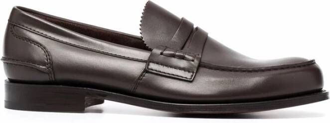 Church's Zwarte Leren Loafer met Versterkendeaad Mod. Pembrey Black Heren