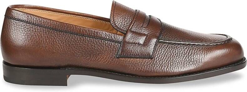 Church's Bruine leren mocassins met leren zool Brown Heren