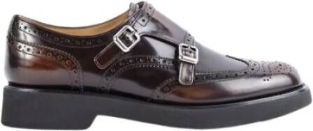 Church's Bruine leren monkstrap loafers Brown Heren