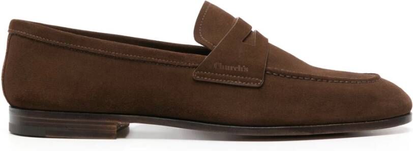 Church's Bruine platte schoenen voor vrouwen Brown Heren