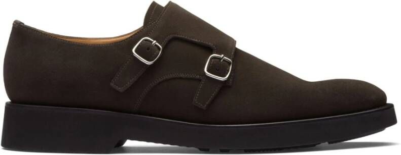 Church's Bruine Suède Dubbele Monk Strap Schoenen Brown Heren