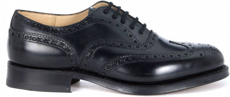 Church's Brogue Leren Oxford Veterschoenen Black Heren