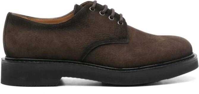 Church's Eboni Suède Kalfsleer Schoenen Brown Heren