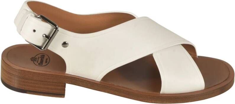 Church's Flat Sandals White Dames