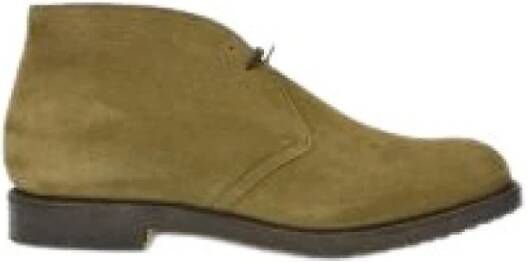 Church's Groene Suède Desert Boots Green Heren