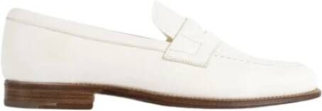 Church's Ivoor Leren Instaploafers Heswall White Dames