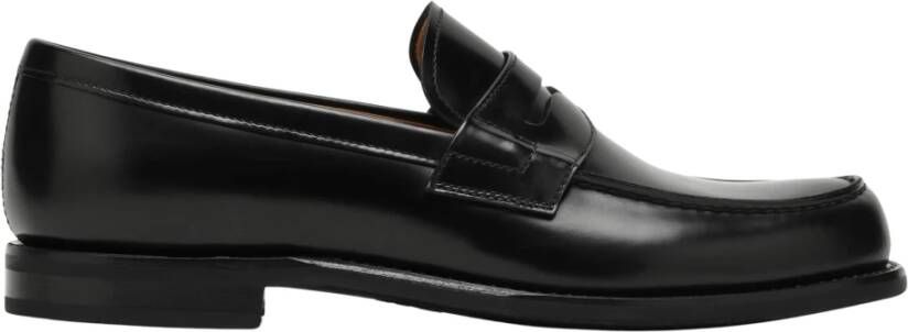 Church's Klassieke Leren Loafer Schoenen Black Heren