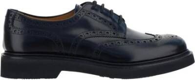 Church's Lakleren Veterschoenen met Blokhak Black Heren