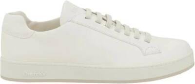 Church's Monogram Leren Sneakers met Platte Zool White Heren