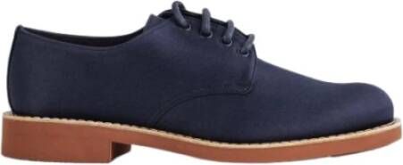 Church's Navy Blauwe Canvas Derby Schoenen Blue Heren