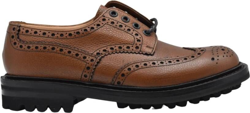 Church's Platte Leren Schoenen Highland Walnoot Commando Brown Heren