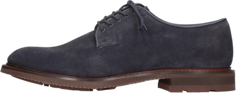 Church's Navy Suede Derbies Bestone Blue Heren