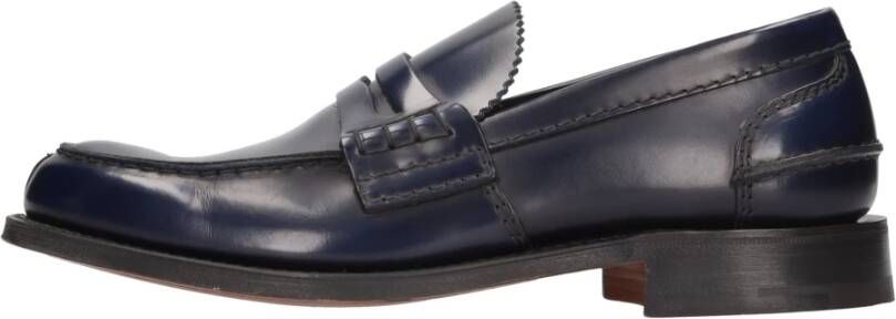 Church's Platte schoenen Blauw Blue Heren